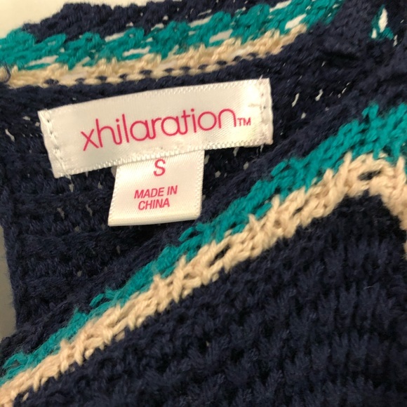 Crochet Top / Colorful Arrow Printed Maxi Dress - Picture 7 of 8